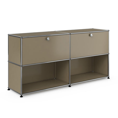 USM Sideboard With 2 Falling Boards Above